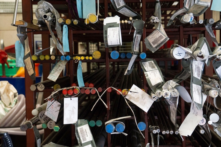 Steel-Rods-Rack-With-ID-Labels